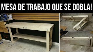 Cómo Construir Una Mesa De Trabajo Que Se Dobla [upl. by Pius]