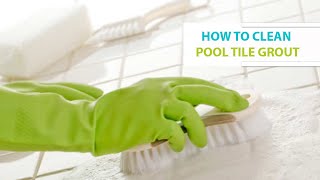 How To Clean Pool Tile Grout [upl. by Freeman]