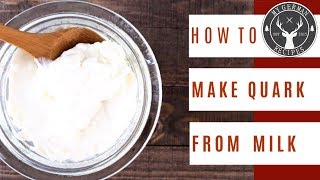 How to make Quark from Whole Milk Kefir ✪ MyGermanRecipes [upl. by Nahte201]