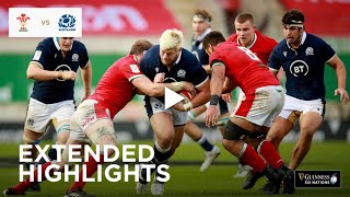 Extended Highlights Wales v Scotland  Guinness Six Nations [upl. by Durno]