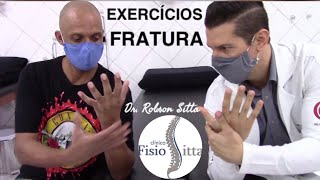 EXERCÍCIOS DEDOS MÃO PUNHO OMBRO FRATURA ÚMERO  CLAVÍCULA POLITRAUMA Fisioterapia Dr Robson Sitta [upl. by Tibold]