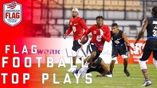 Flag Football Top Plays Michael Vick Ochocinco Nate Robinson and More  NFL [upl. by Woodrow]