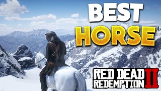 Red Dead Redemption 2 Best Horse How To Get Arabian White Coat Horse Location RDR2 Best Horse [upl. by Corkhill]