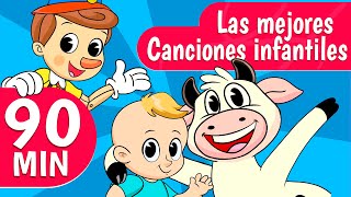 Las 50 Mejores Canciones Infantiles  Canciones infantiles [upl. by Erbua]