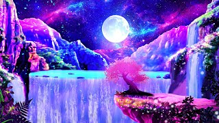 Peaceful Night 💜 Deep Sleep Music 528Hz  Calm Magic Meditation Music [upl. by Ahseit]