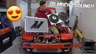 Mishimoto Radiator amp EFan Install  Nissan 240sx [upl. by Haven]