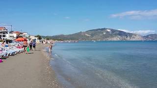 The Landing at ZakynthosZante Airport  Seen From Laganas [upl. by Cristabel]