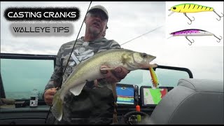 How to Cast Cranks for Walleyes Fishing Techniques [upl. by Codd662]