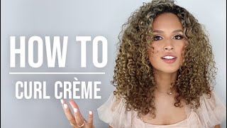 How To Use OUAI Curl Crème  How to  OUAI [upl. by Brazee]