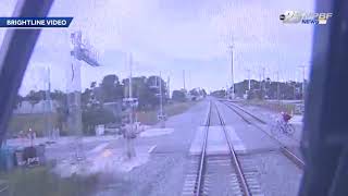 Brightline releases video of fatal train accident [upl. by Naenaj]