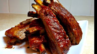 How to make BBQ Ribs in the Oven  Oven Baked Barbecue Ribs EASY [upl. by Egarton138]