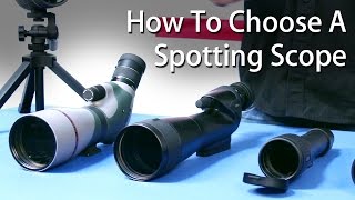 How To Choose A Spotting Scope  OpticsPlanetcom [upl. by Casaleggio]