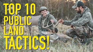 Our TOP 10 PUBLIC LAND Tactics for Whitetails [upl. by Nodyarb]