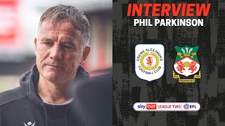 INTERVIEW  Phil Parkinson after Crewe Alexandra [upl. by August]