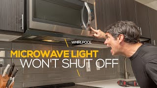 Microwave Rangehood Light Wont Turn off [upl. by Lydnek]