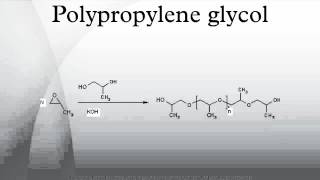 Polypropylene glycol [upl. by Lednik]