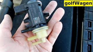 VW Golf 7 N75 valve removal [upl. by Tupler660]