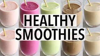 7 Easy Healthy Breakfast Smoothies  Recipes amp Ideas [upl. by Demona]