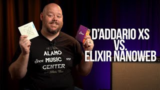 Coated Acoustic Guitar Strings DAddario XS vs Elixir Nanoweb [upl. by Ravens]