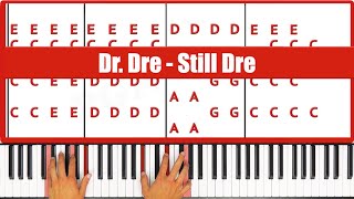 Still Dre Piano  How to Play Dr Dre Still Dre Piano Tutorial [upl. by Guthrie762]