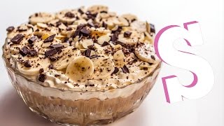 How To Make Banoffee Trifle Recipe  Homemade by SORTED [upl. by Ariamoy]