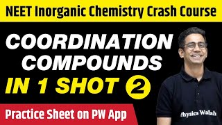 COORDINATION COMPOUNDS in One Shot Part 02  All Concepts Tricks amp PYQs  Class 12  NEET [upl. by Colpin]