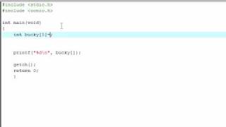 C Programming Tutorial  14  Intro to Arrays [upl. by Rosenquist]