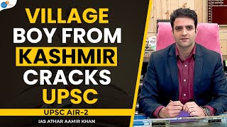 This UPSC AIR2 Success Story Will Surely Move You  IAS Athar Aamir Khan  Kashmir  Josh Talks [upl. by Rahr950]