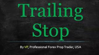 Trailing Stops In Forex [upl. by Eleynad807]