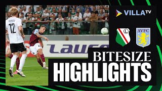 MATCH HIGHLIGHTS  Legia Warsaw 32 Aston Villa [upl. by Enitram]