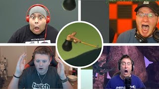 Gamers React to Getting Over it  Rage Compilation Part 2 [upl. by Ynattib782]