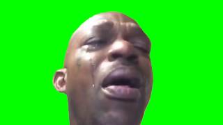 Black Guy Crying Meme Greenscreen FREE DOWNLOAD IN DESC [upl. by Leirrad]