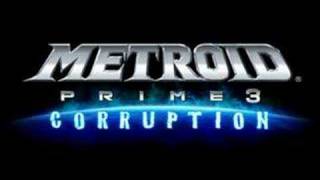 Metroid Prime 3 Corruption Music Title Screen Intro Theme [upl. by Annaegroeg]