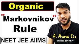 Markovnikovs Rule for Alkene  Reaction Mechanism with super Easy Trick  Organic Chemistry [upl. by Aihtak]