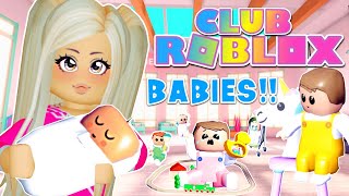 🍼 Club Roblox BABIES 🍼 Everything You Need to Know About Club Roblox Babies Club Roblox Baby Update [upl. by Aisatan]