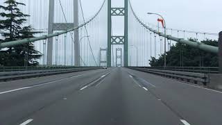 Tacoma Narrows Bridge westbound [upl. by Reeba]