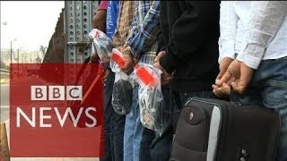 Broken lives of immigrants deported from US to Mexico  BBC News [upl. by Eelloh]