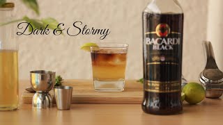 Black Rum Cocktail  Dark and Stormy [upl. by Diskson636]