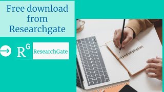 How to download Research Artciles from ResearchGate Free [upl. by Ahsimrac]