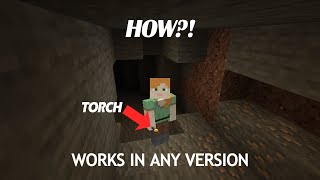 How to light the torch while youre holding it Minecraft DYNAMIC LIGHT [upl. by Siekram]