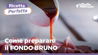 COME PREPARARE il fondo bruno perfetto [upl. by Acemat]