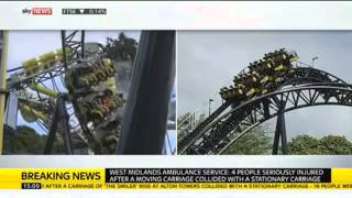 Alton Towers Smiler Rollercoaster Crash [upl. by Nim]