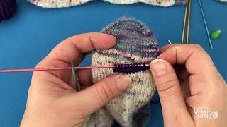 Sock Repair Knitted Patch [upl. by Killarney]