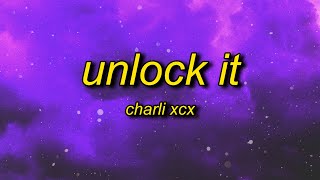 Charli XCX  Unlock It Lyrics ft Kim Petras amp Jay Park  lock it tiktok [upl. by Adnohsar]