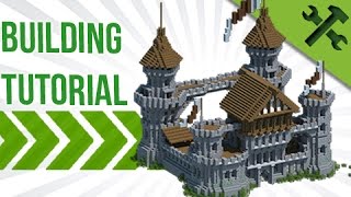 Minecraft How to Build A Medieval Castle  Build Tutorial [upl. by Nomyaw276]