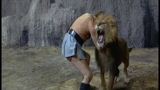 Human Vs Lion  clip da Ercole LInvicibile by FilmampClips [upl. by Lowrie]