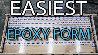 How to make the EASIEST Epoxy Resin Form  Mold [upl. by Shir]