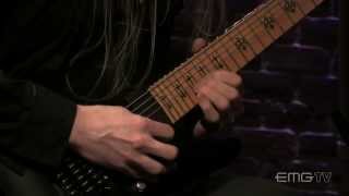 Jeff Loomis shreds quotMercurialquot live on EMGtv [upl. by Nwahsiek]