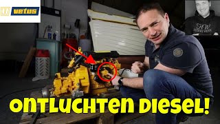 ONTLUCHTEN DIESEL  TIPS MET DE BOTEN DOKTER [upl. by Lamek]