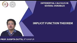 Implicit Function Theorem [upl. by Meesaw52]